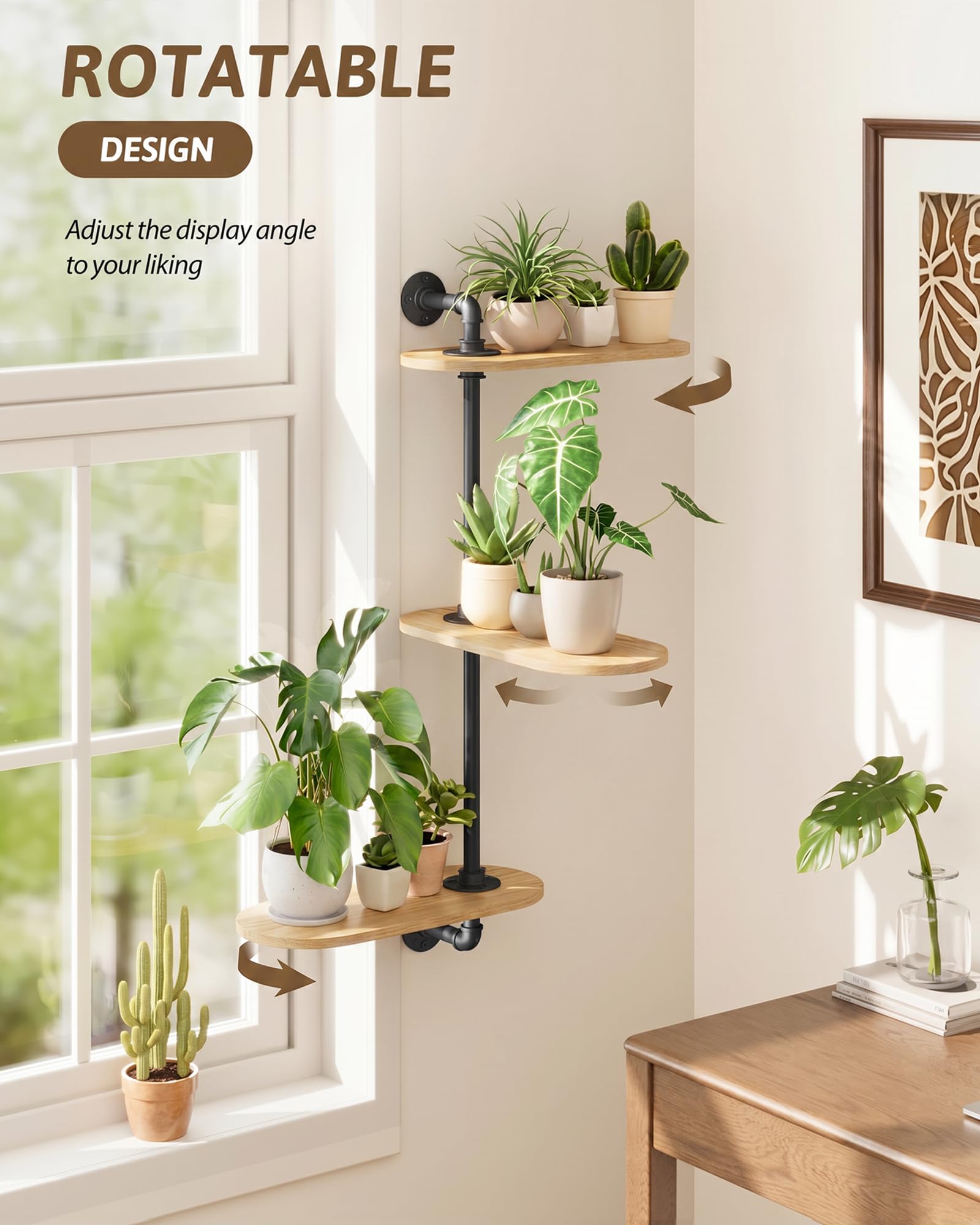 Bamworld Supporto per fiori e piante
