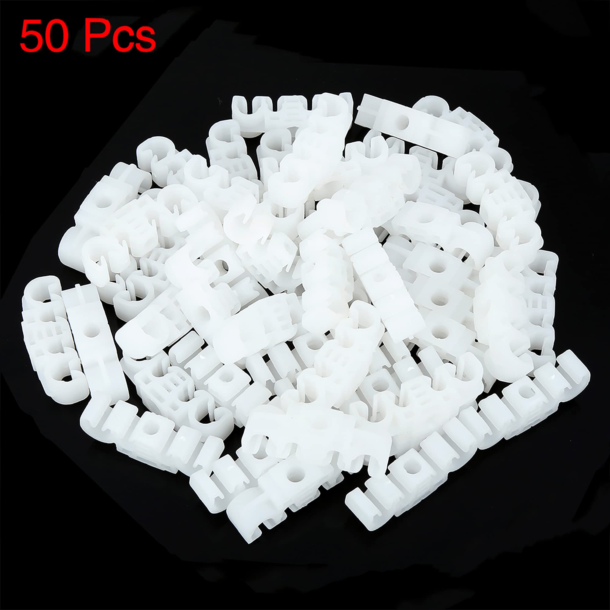 20 Clips De Retenue Pour Ligne De Frein Voiture - 32,5x17 Mm, Plastique Gris, Compatible VW, Toyota, Suzuki, Etc.