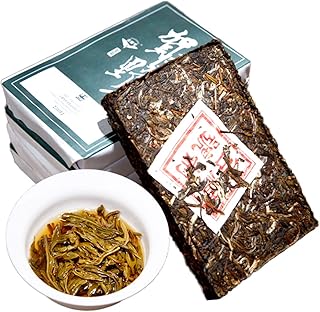 Spring green tea Raw puer tea, pu er tea, 200g (0.44LB) プーアル茶りょくちゃ緑茶中国茶飲料茶葉お茶 Ensure the quality yunnan puerh Tea Pu'er te...
