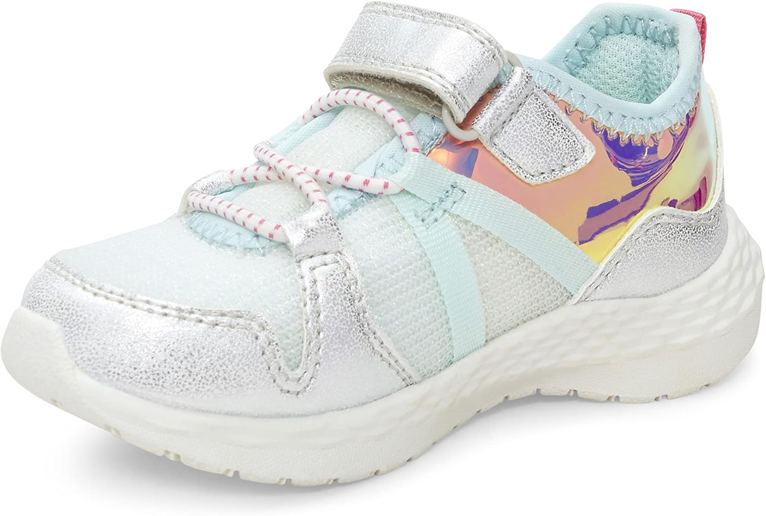 carter's Girls Stevie Athletic Sneaker, Grey, 7 Toddler