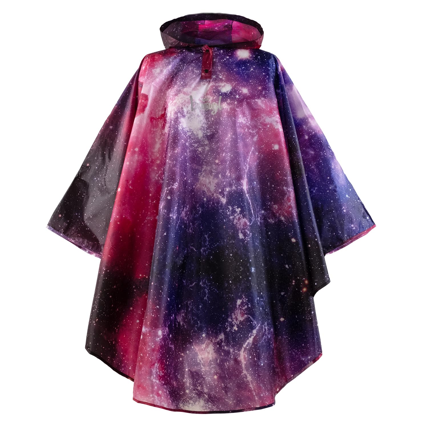 Baagl Poncho antipioggia per bambini – Cappellino impermeabile con cappuccio & elementi riflettenti – Impermeabile per ragazzi e ragazze – Ideale anche per biciclette e attività all'aperto