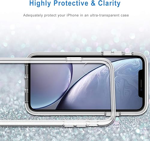 Vista 7 de JETech - Funda para iPhone XR de 6.1 pulgadas, cubierta para absorción de golpes Claro