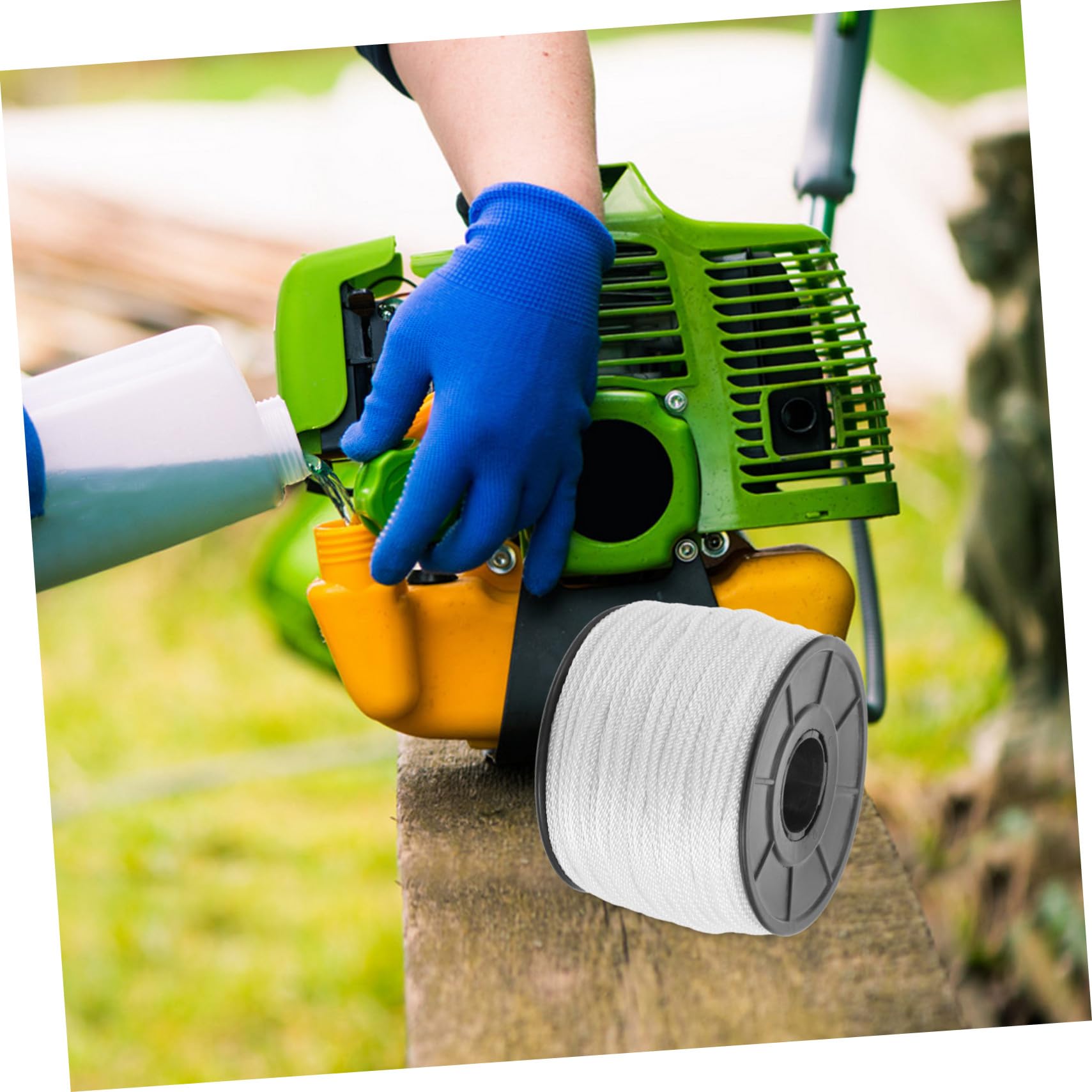 Cordon de Traction pour Moteur 100m, Nylon Pp, Démarrage Rapide | Bobine Noire 3mm, 1 Rouleau, Usage Jardinage et Activités Extérieures, Mécanisme de Départ Manuel