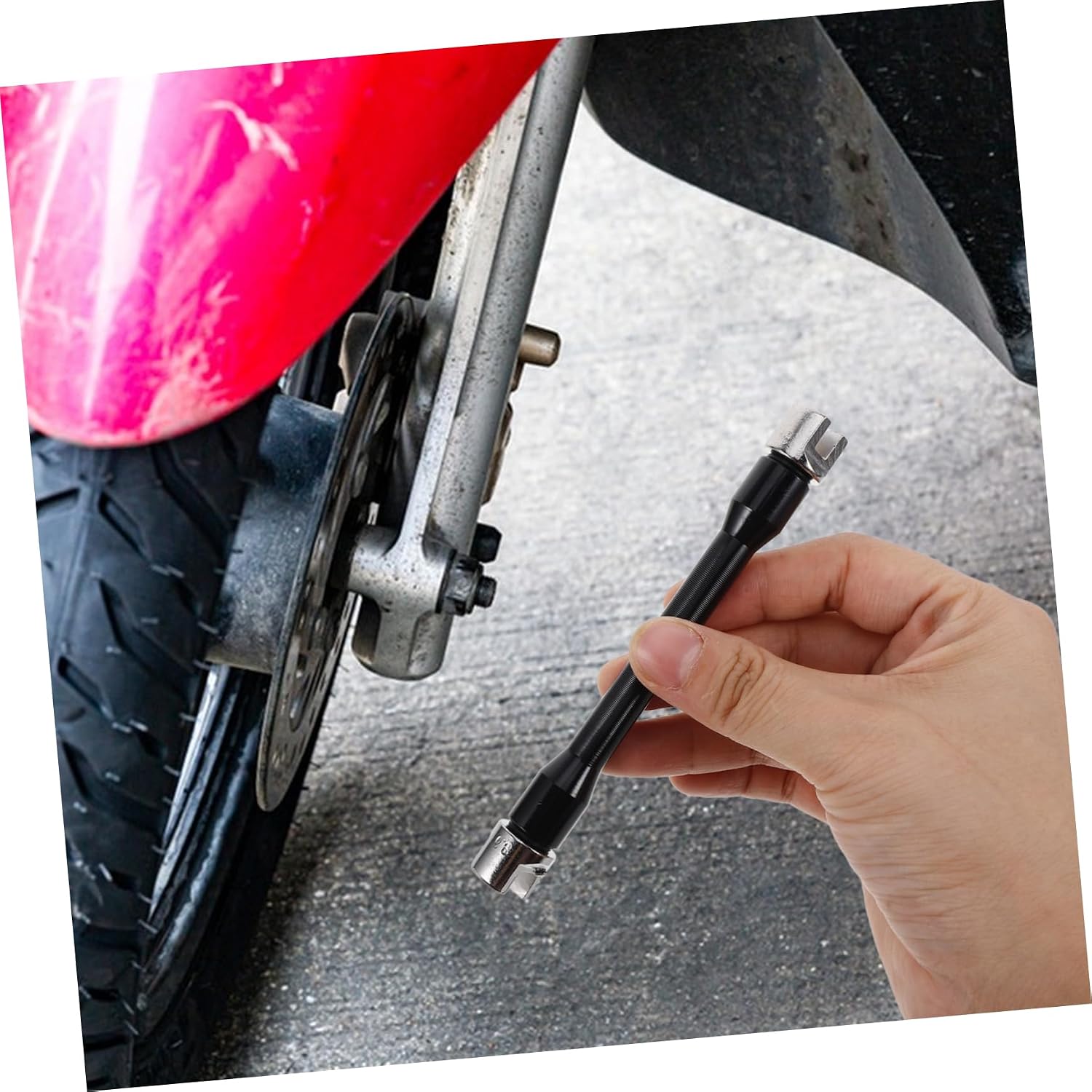 Cabilock Ergonomic Bike Tire Wrench 1 Set Motorcycle Tools Spanner Wrench for Easy Tire and Wheel Spoke Adjustment