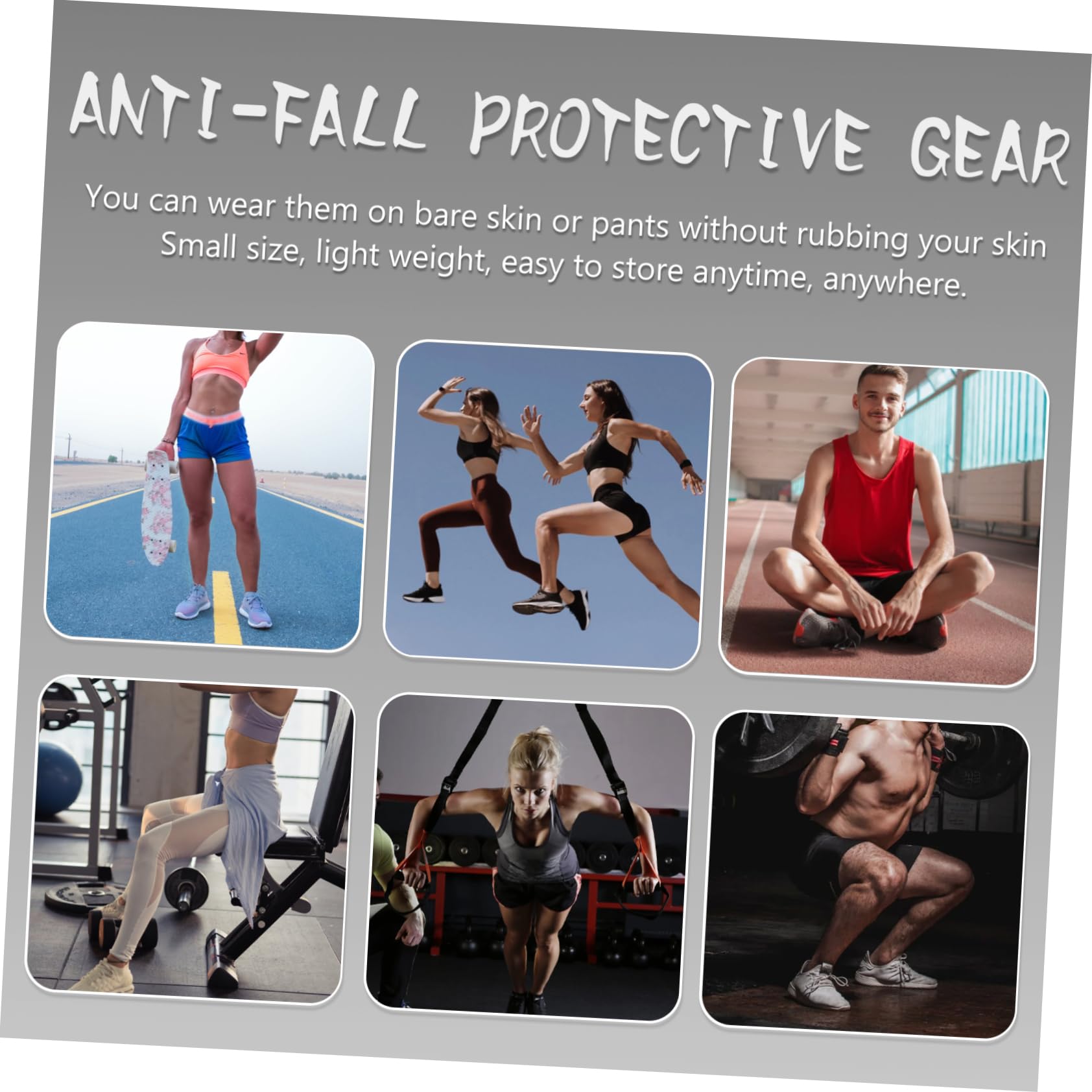 FRCOLOR 2 Pcs Breathable Protective Knee Pads Ergonomic Design for Fitness Dance Comfortable Elastic Protection Gears Blue for Volleyball Sports Activities