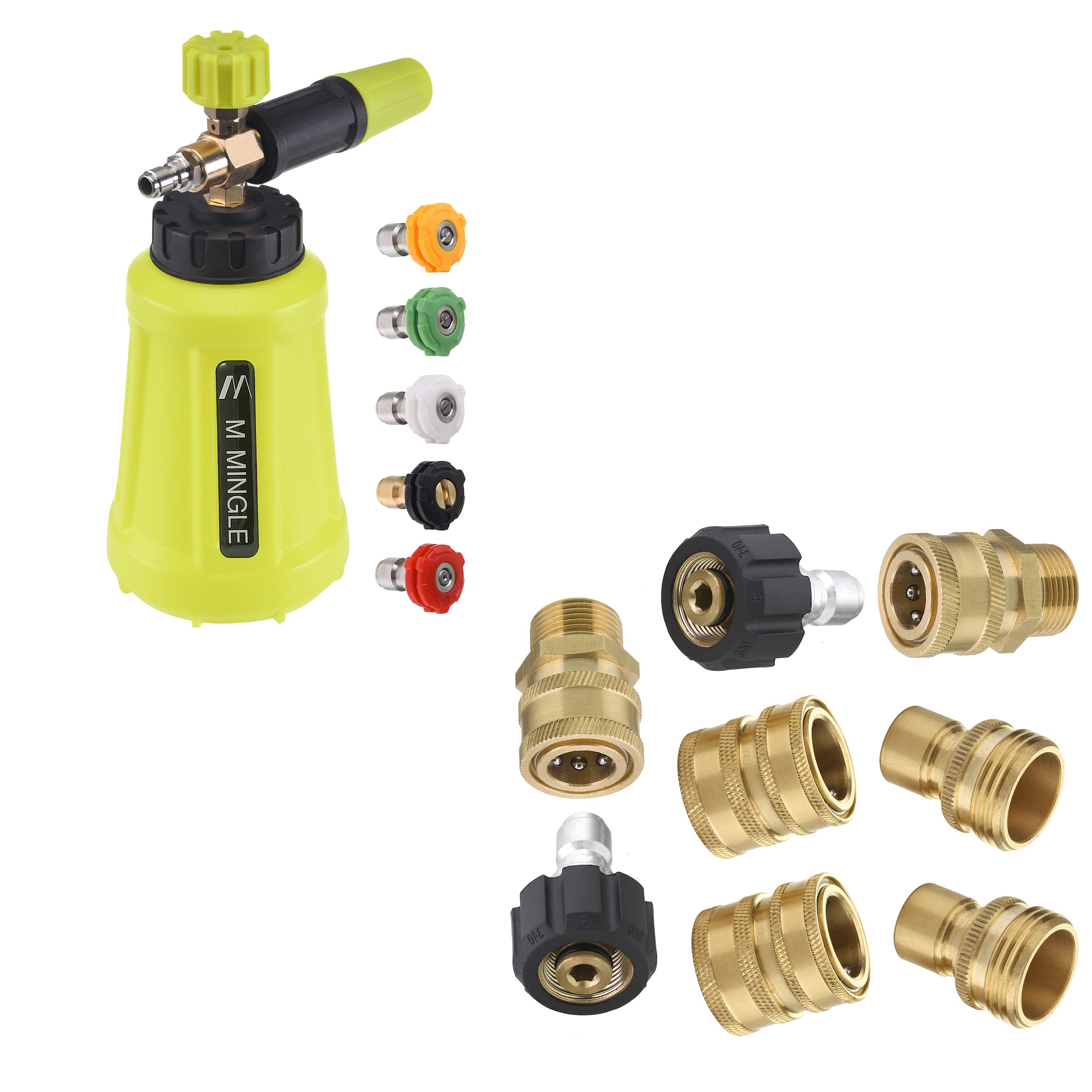 Amazon.com: M MINGLE Foam Cannon for Pressure Washer, Ultimate