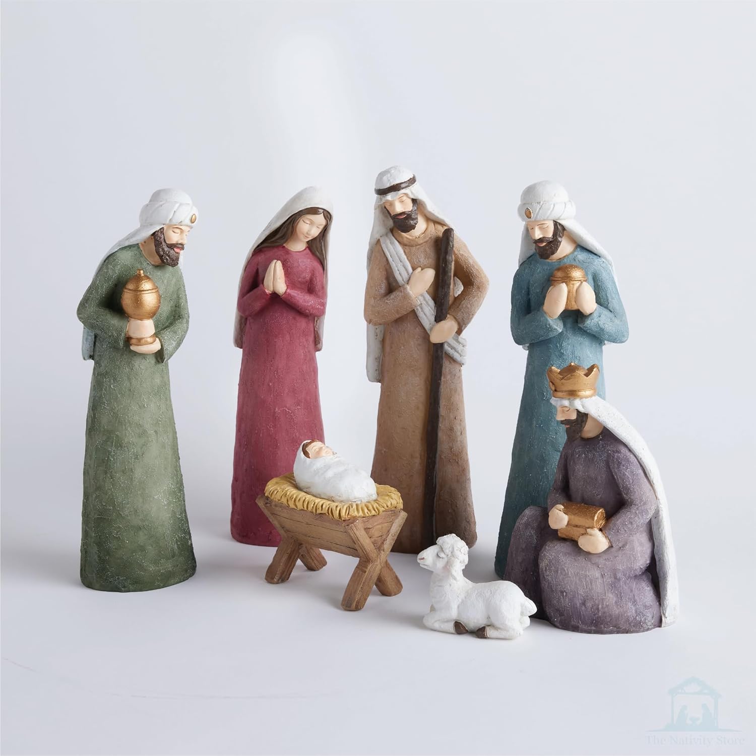 The Nativity Store - Breath of Heaven Nativity Set - Religious Christmas Holiday Decoration, 7 pcs