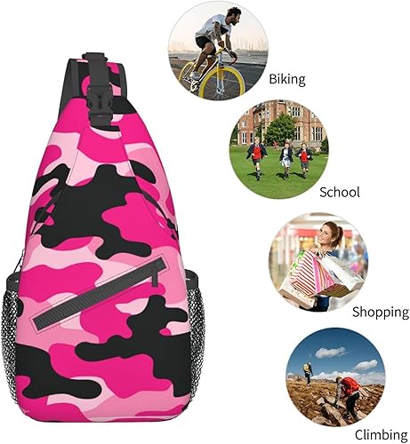 Miniatura 5 de Crossbody Bag For Women Men Travel Hiking Backpack Sling Shoulder Chest Bags Casual Daypack Purse Sport