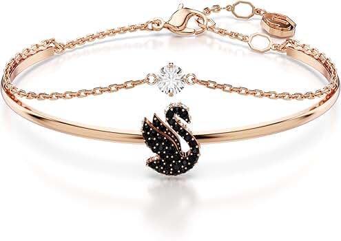 SWAROVSKI　クリスタル装飾バングル 金色と紫 SWAROVSKI クリスタル装飾バングル 金色と紫 - メルカリ
