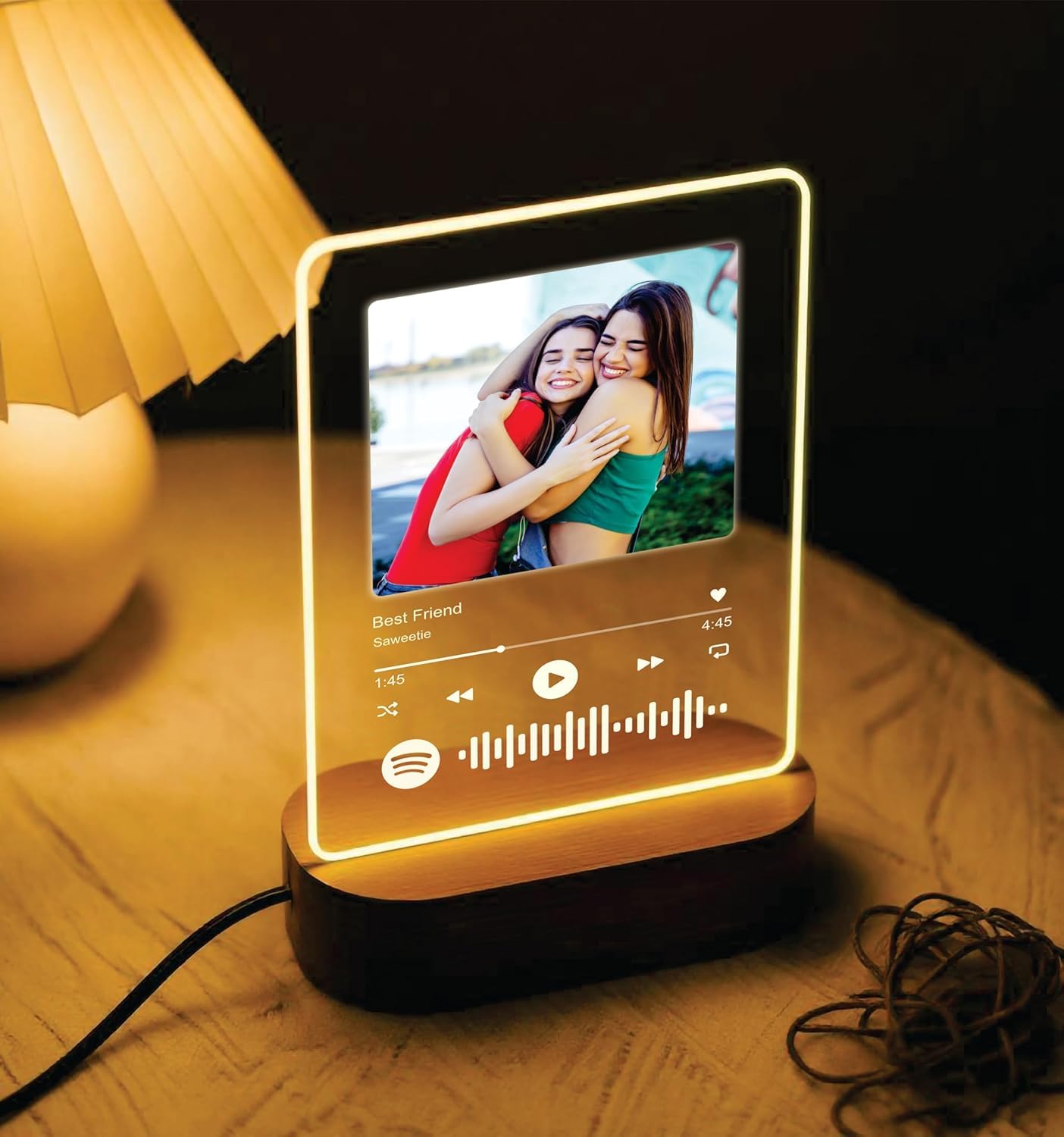 Personalized Spotify Photo Frame - Custom Music Gift -4