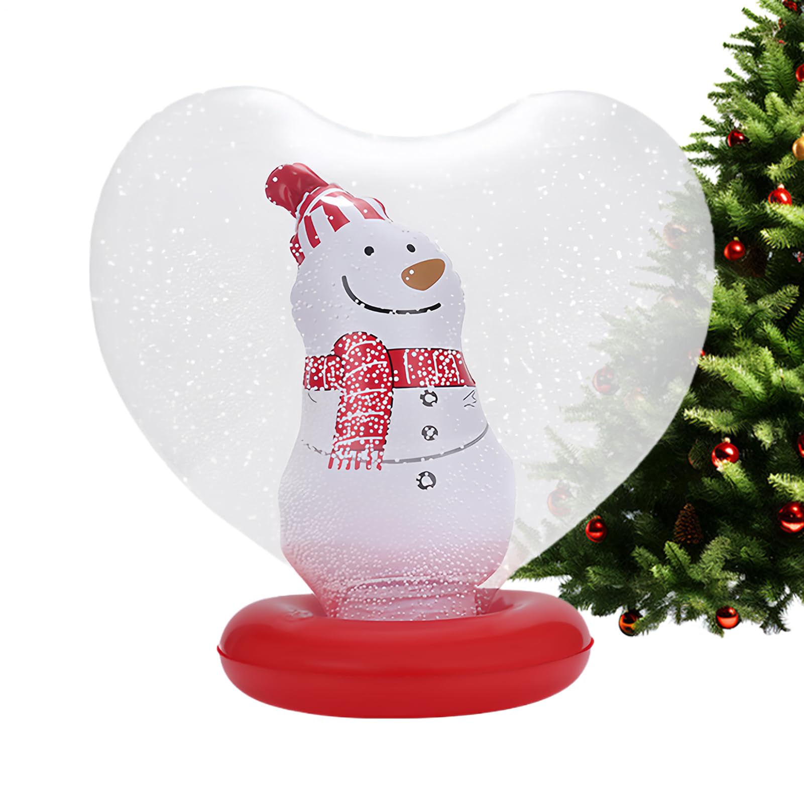 Boules de Noël gonflables avec télécommande pour l'éclairage de votre porche