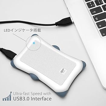 Amazon | SP020TBPHDA30S3W(ホワイト) Armor A30 ポ-タブルHDD