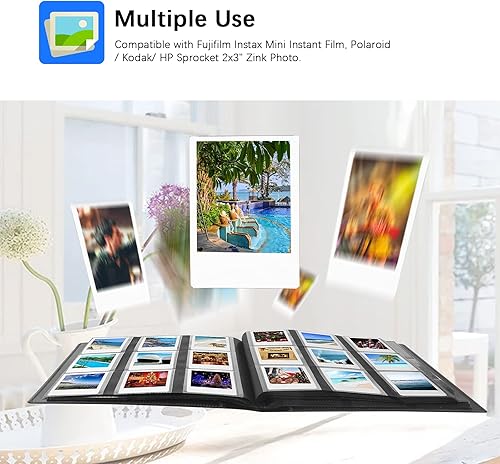 Miniatura 2 de Álbum de fotos de 432 bolsillos para cámara Fujifilm Instax Mini, cámara Polaroid, para cámara instantánea Fujifilm Instax Mini 11 90 70 9 8+ 8