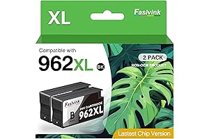 Compatible Black Ink 962XL Ink Cartridge Replacement for HP 962XL Combo Pack