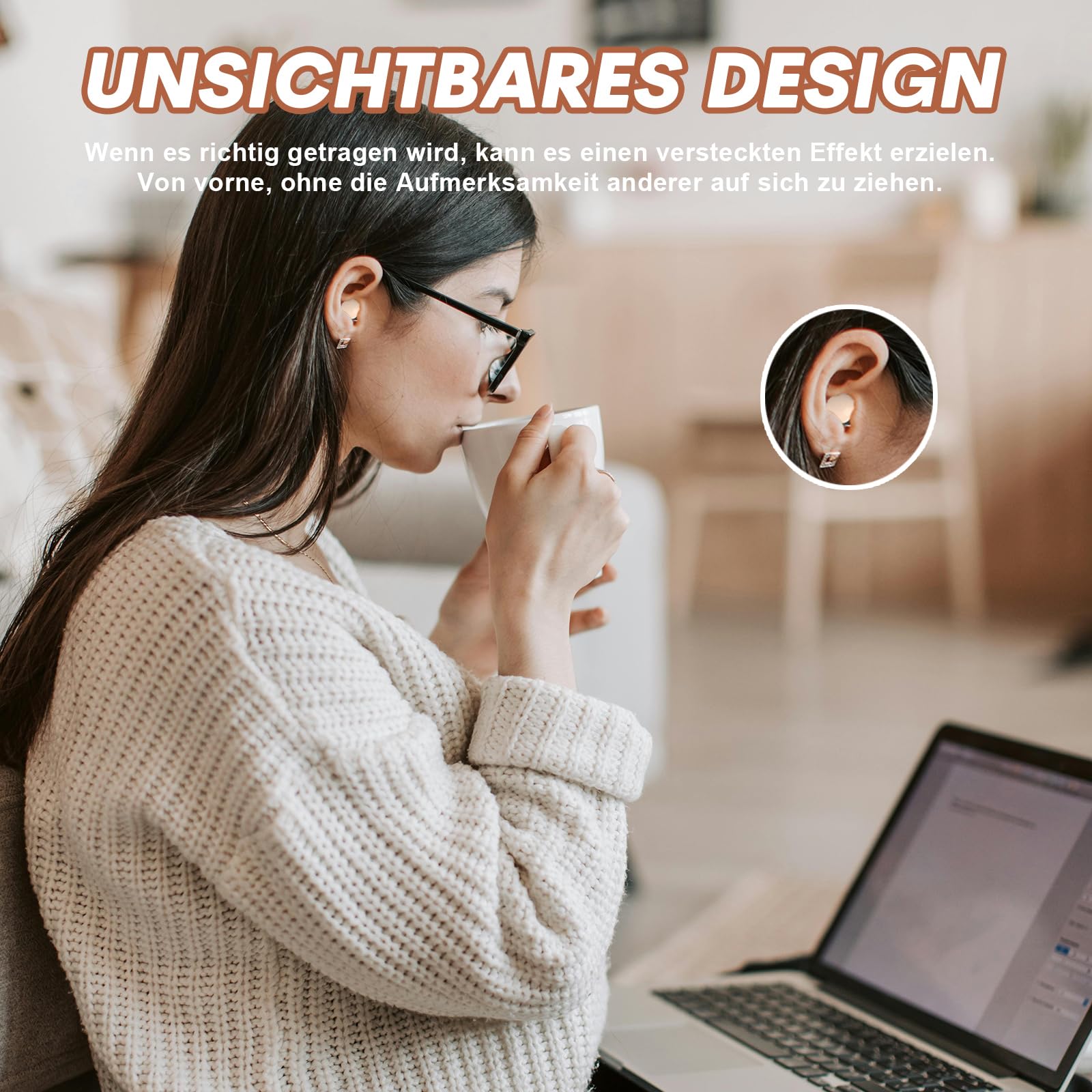 Xmenha Auriculares invisibles inalámbricos Bluetooth en el oído True Mini Wireless in Ear Headhoerer Earbuds los más pequeños auriculares Bluetooth inalámbricos para orejas pequeñas