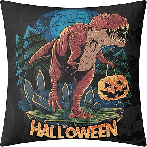 Miniatura 4 de POPCUSTOMS Fundas de almohada personalizadas de Halloween con fotos impresas de dos lados, fundas de almohada personalizadas, regalos para sofá,