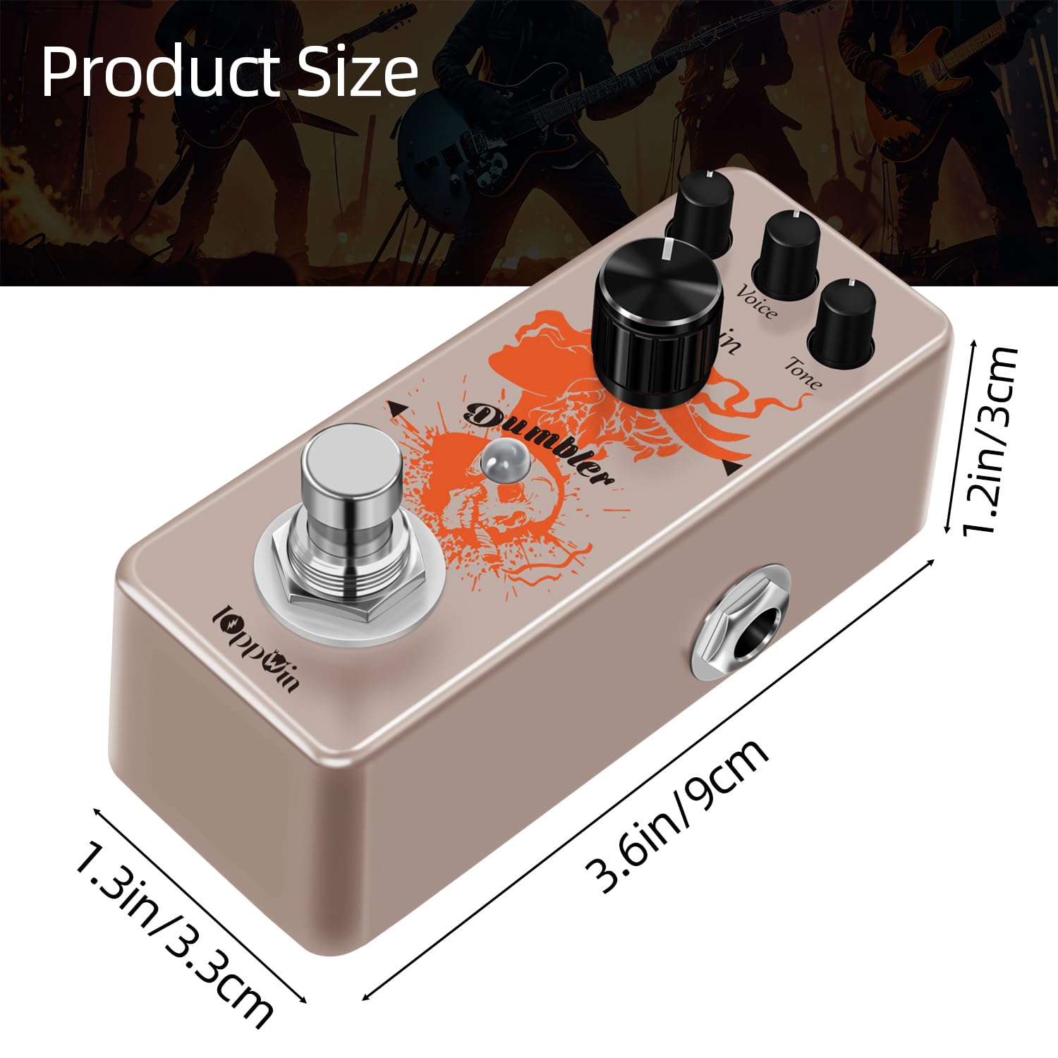Amazon.com: Compact Dumble-Style Overdrive Guitar Pedal - IOppWin