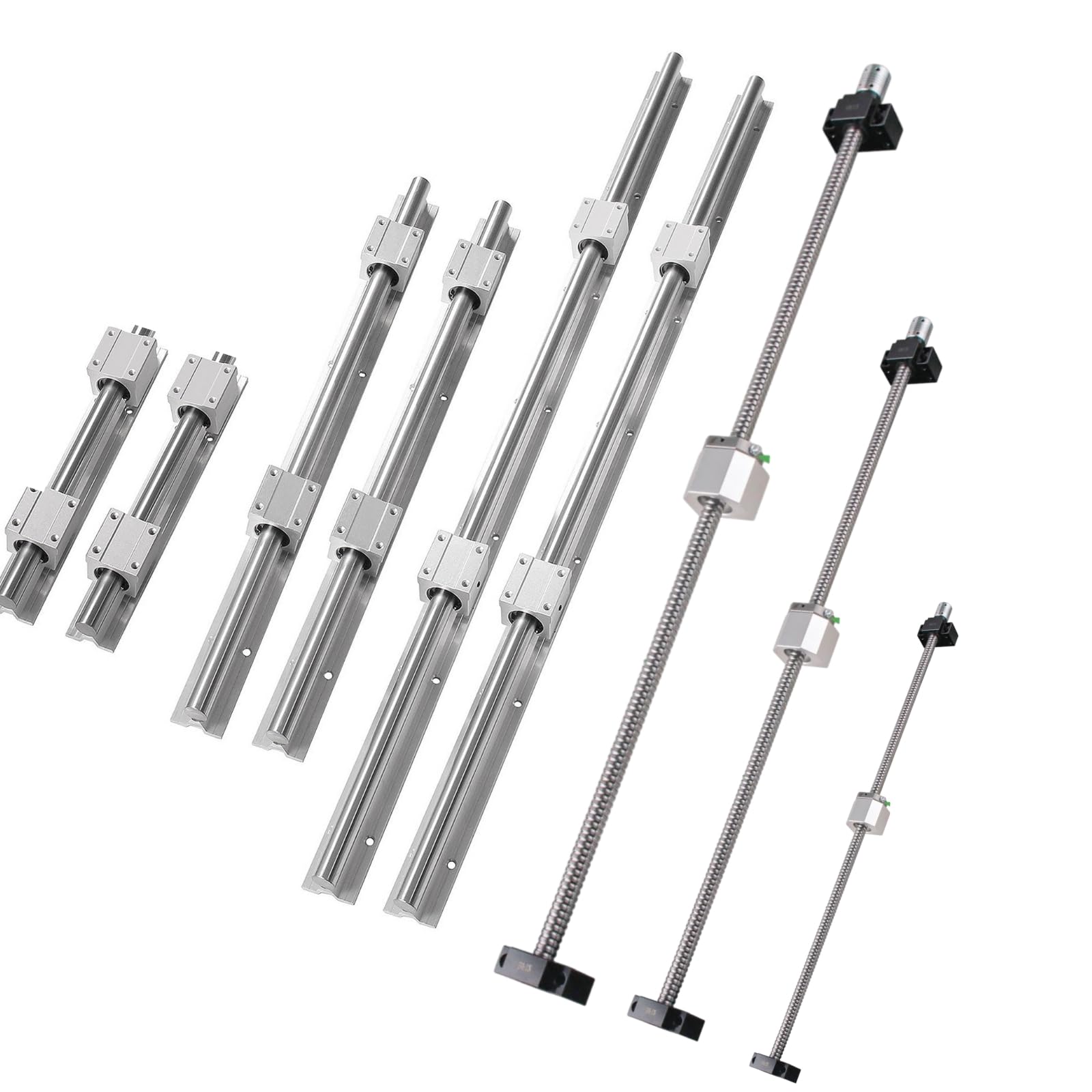 Binario lineare SBR20 300,600,1000 mm, guida lineare con mandrino a sfera da 350,650,1050 mm, per stampanti 3D fai da te