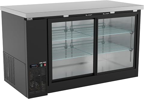 Krollen Industrial UBB-60S-HC 17.3 cu ft Beverage Cooler Black