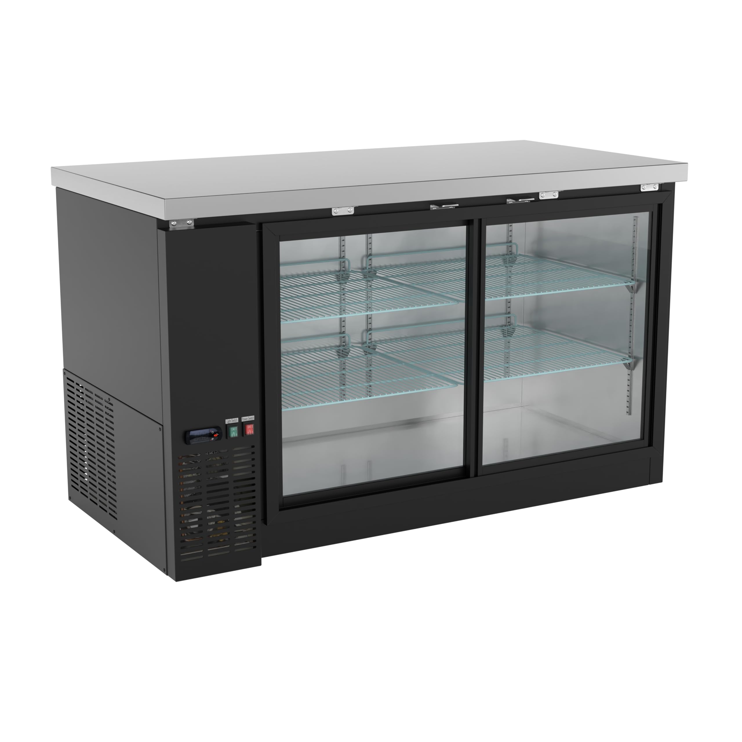 Krollen Industrial UBB-60S-HC 17.3 cu ft Beverage Cooler Black