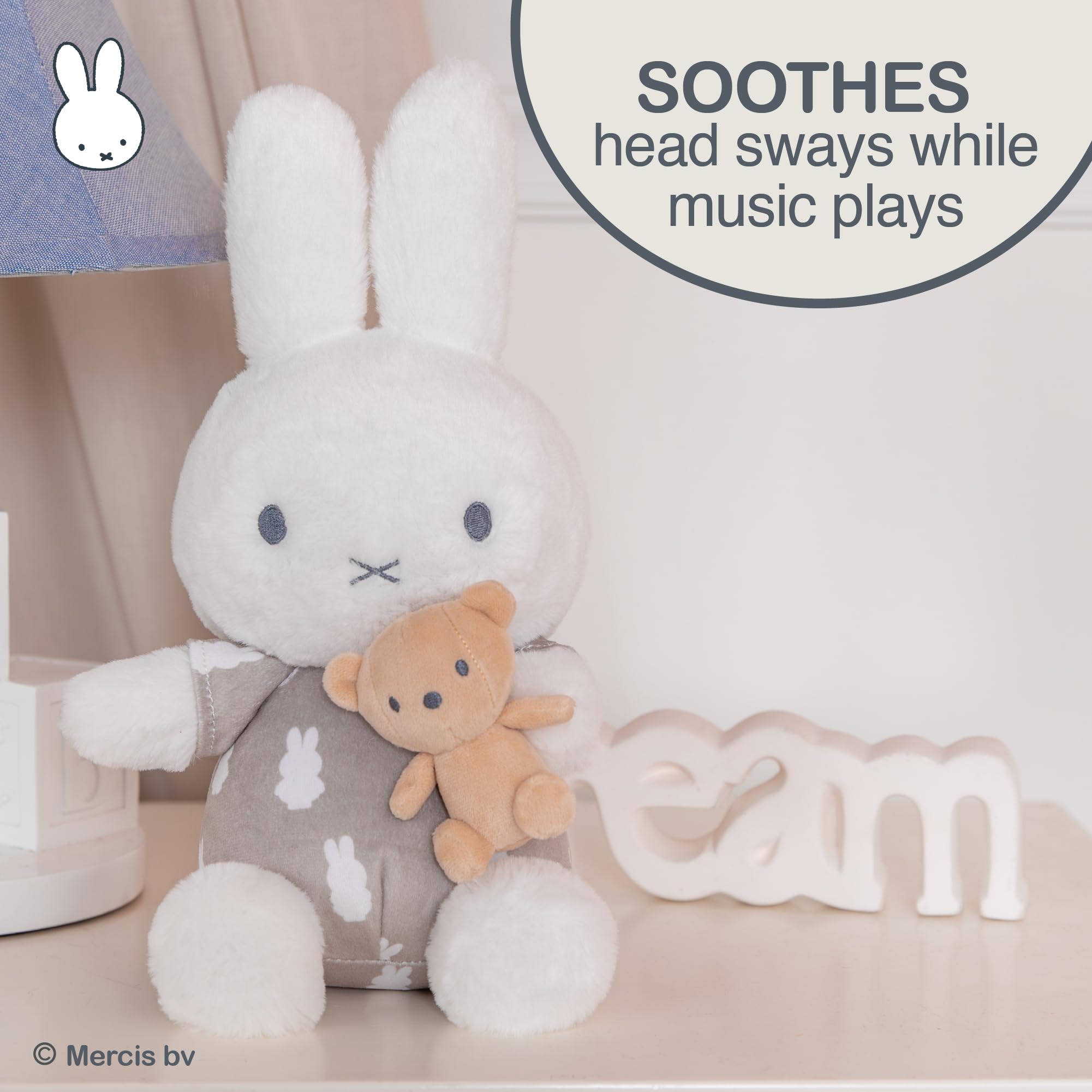 Amazon.com: Kids Preferred Miffy Baby Keywind Musical - Super Soft