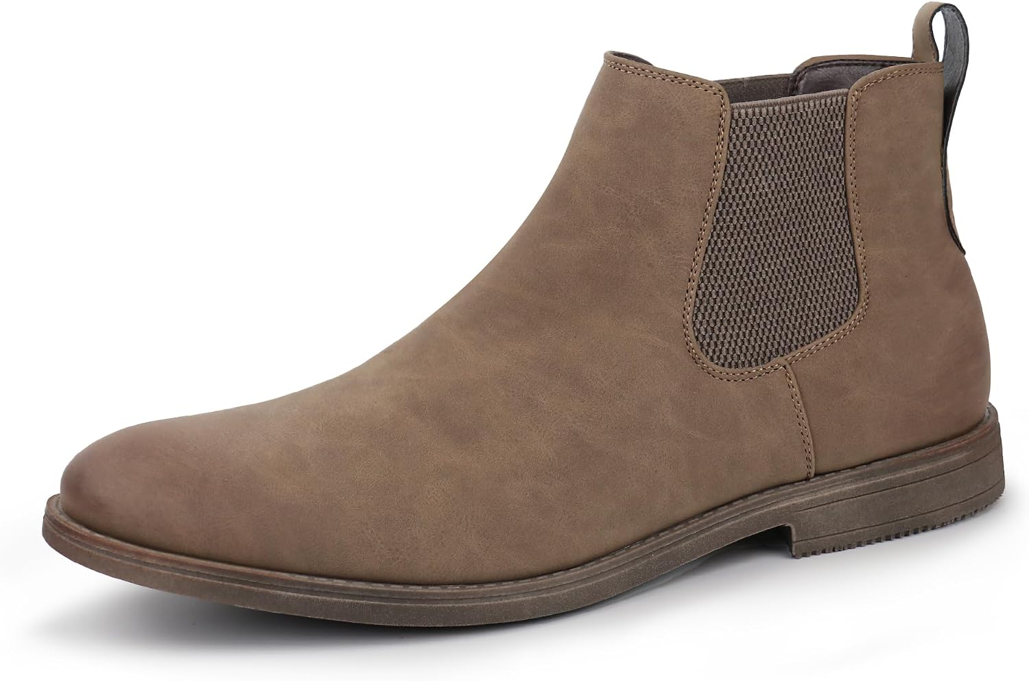 Hawkwell Men's Plus Size Chelsea Boots Classic Casual Dress Ankle Boots in Regular and Plus Sizes