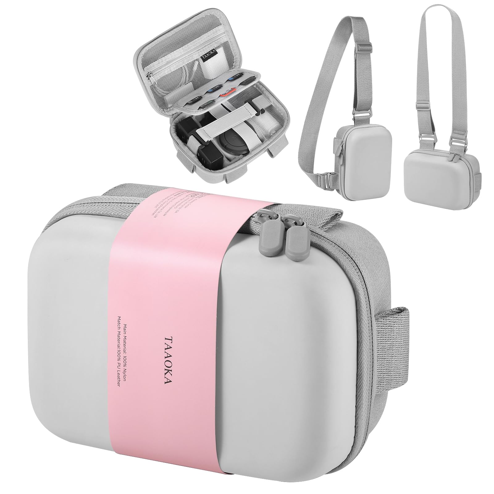 TAAOKA Digital Camera Case, Protective & Lightweight Camera Case with 3 Carrying Ways, Waterproof & Shockproof Small Camera Bag