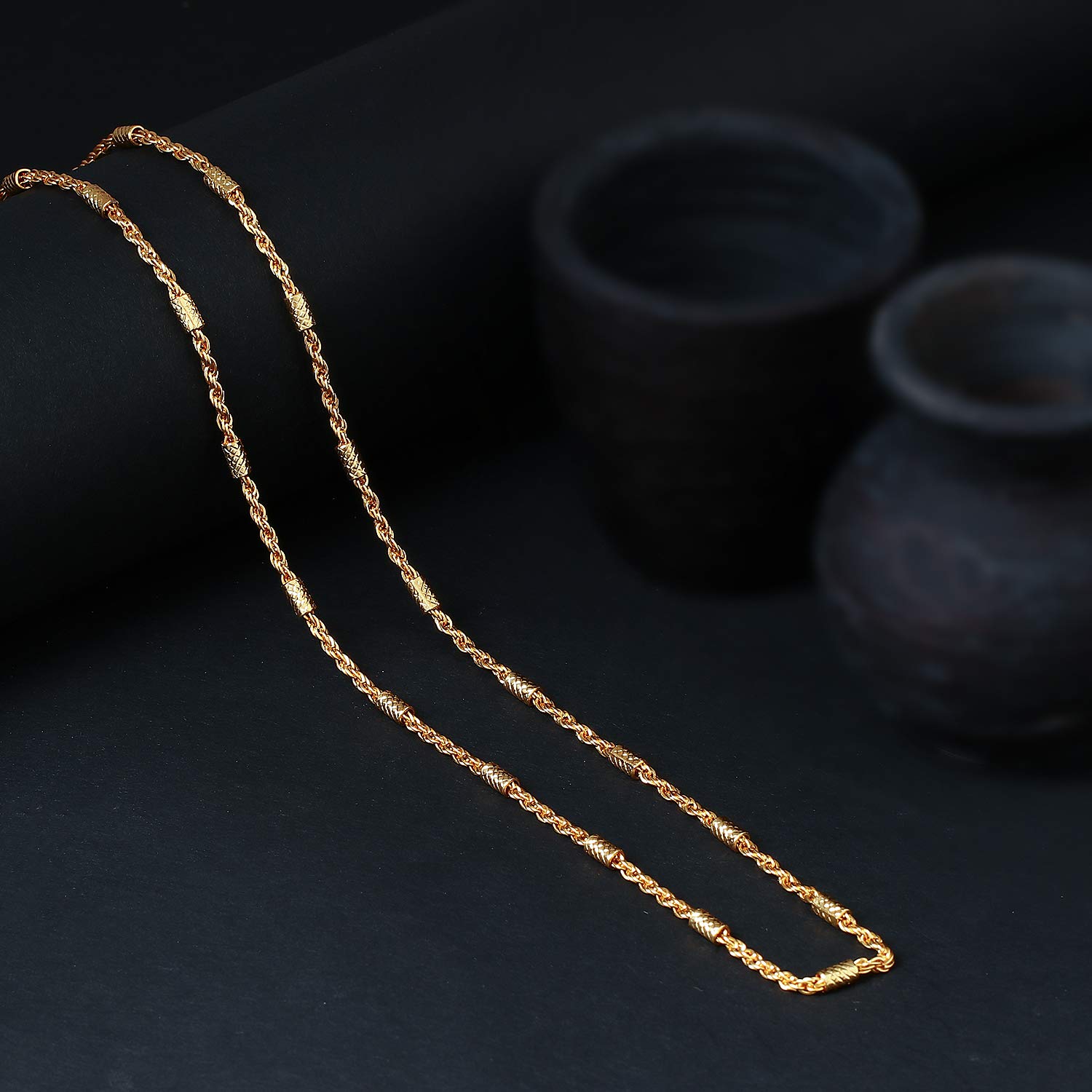 Elegant Plated Wedding Jewellery Rope Chain