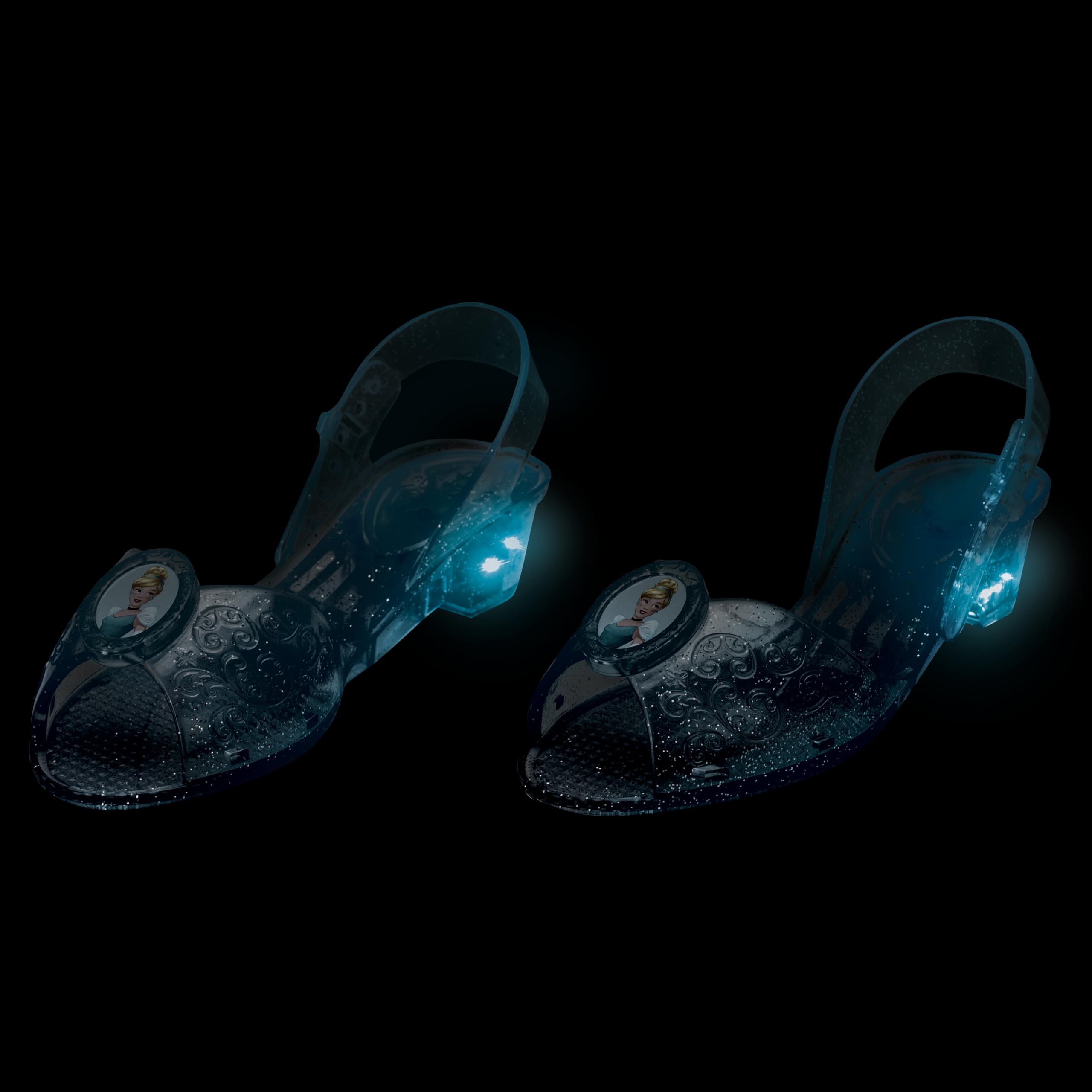 disney princess cinderella dress up shoes Disney Princess Cinderella Blue Dress Up Slip-on Shoes Heels Youth Girls