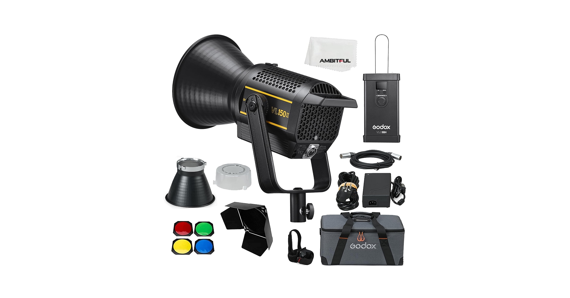 Amazon.com : Godox VL150II 165W 5600±200K CRI96+,TLCI 96+