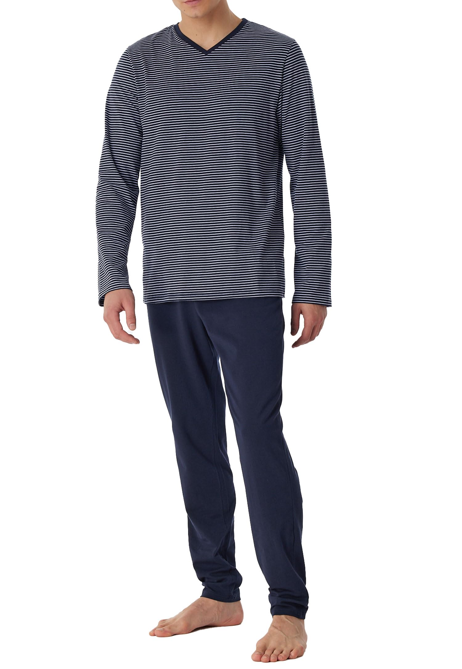 Schiesser Herren Schlafanzug lang - Nightwear Set