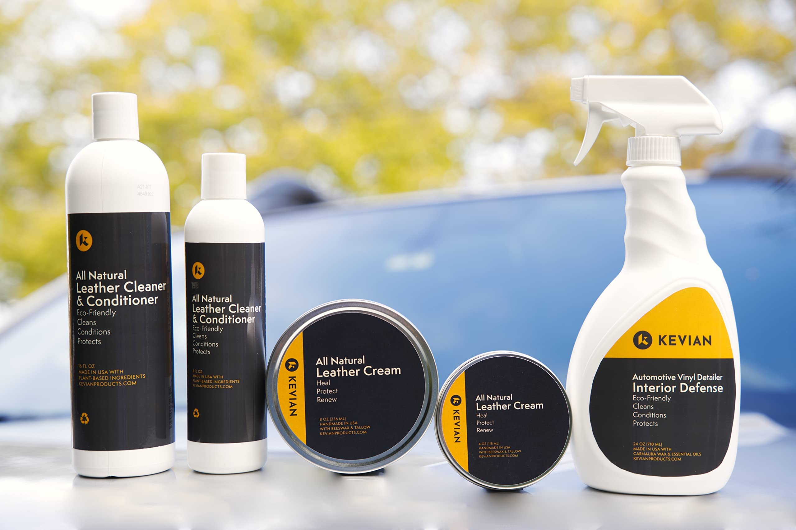 KevianClean Interior Defense Car Vinyl Protectant Dashboard Cleaner for
