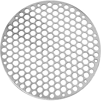 Round BBQ Grill Net Stainless Steel Grill Grid BBQ Grill Grill Mat for Outdoor Garden Camping Travel Hiking Cooking 60cm
