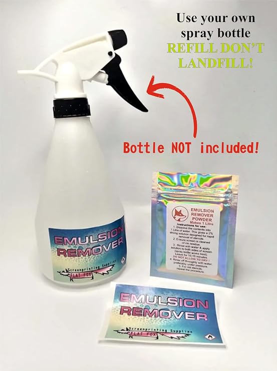 Screen Printing Emulsion Remover, Stencil Strip Powder (500ml)