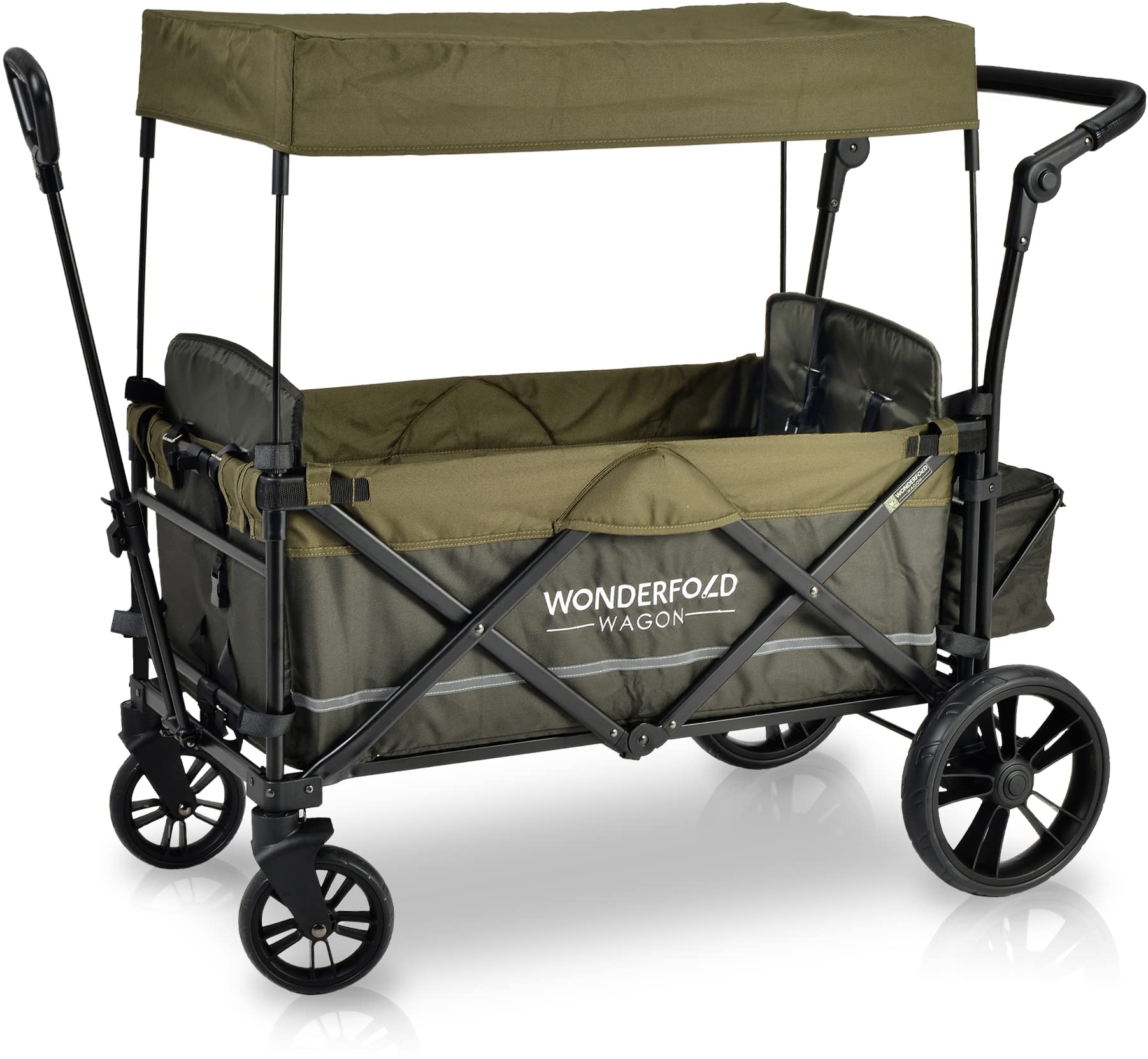 Buy WONDERFOLD X2M Push & Pull Double Stroller Wagon with