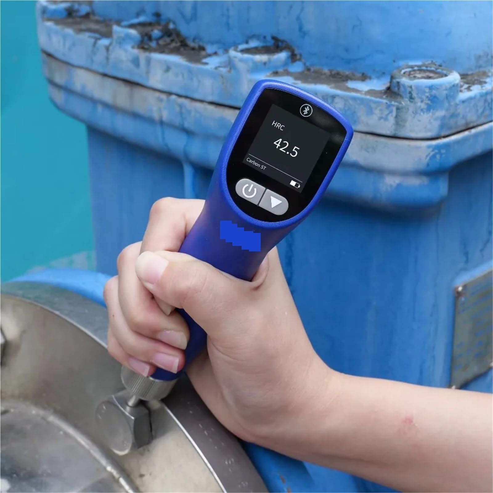 Dispositivo de medición de superficie, Probador de dureza ultrasónico LS256 con aplicación Bluetooth y 9 escalas probador multifuncional no destructivo acero, hierro, bronce cobre