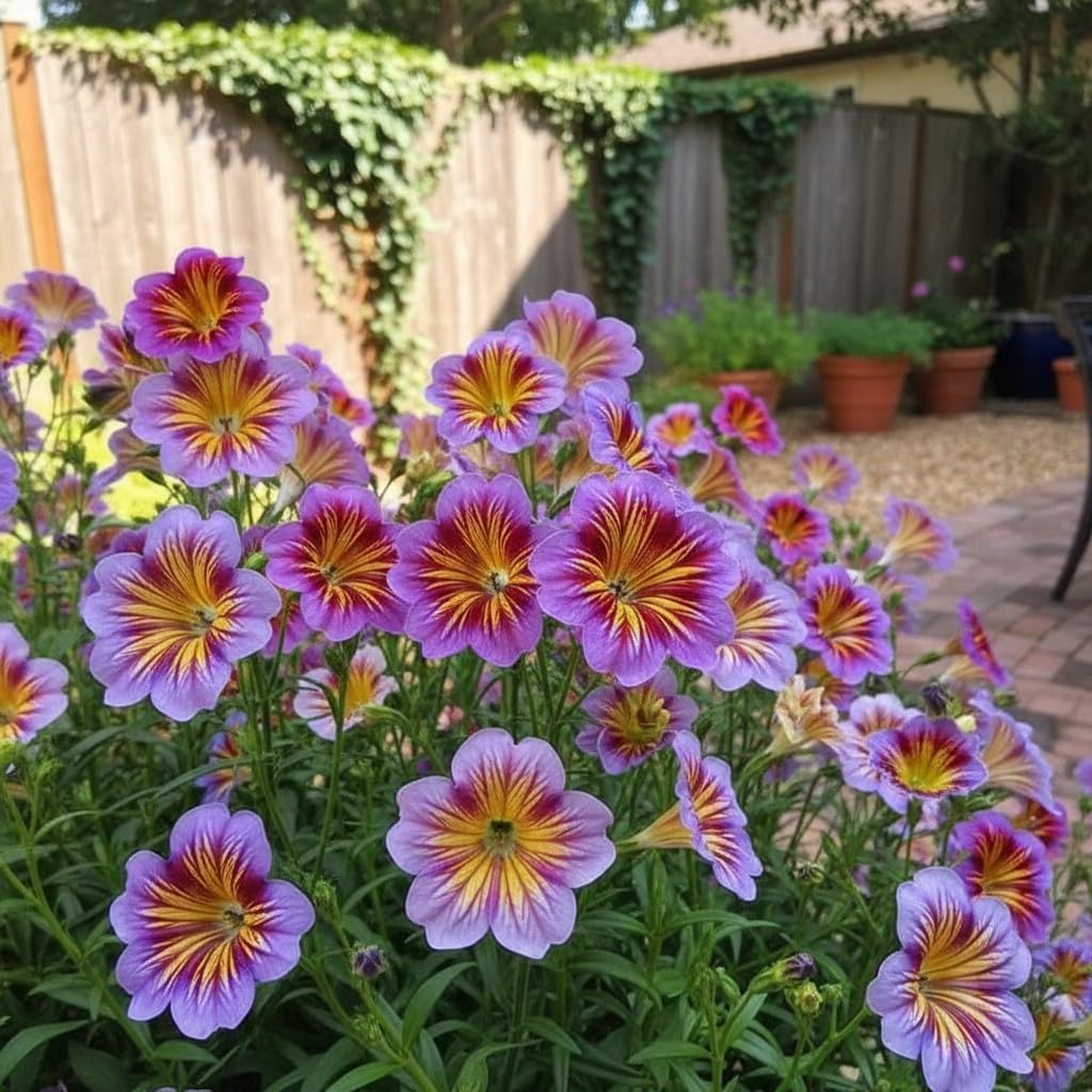 MESay Chilean Morning Glory Seeds - 100 Mixed-Color Seeds for Stunning Garden Flowers