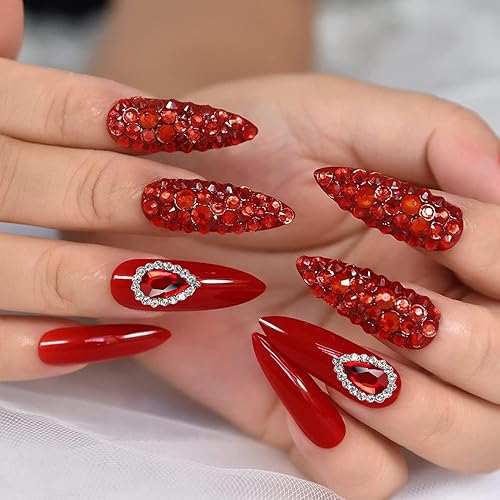 Miniatura 6 de 24 dijes de uñas de lujo, diseño láser, dije de corazón para uñas, aleación de oro, diamantes de imitación para arte de uñas, gemas brillantes para