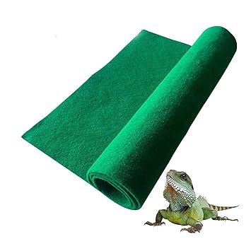 BLSMU Reptiles Carpet Terrarium Liner, Bearded Dragon Accessories Reptiles Cage Mat/Substrate for Lizards/Turtles/Snakes Iguana Supplies (10050cm)