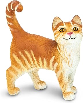 Safari Ltd. Tabby Toy - 2.5 Inch Realistic Pet Figure for Kids Ages 3+