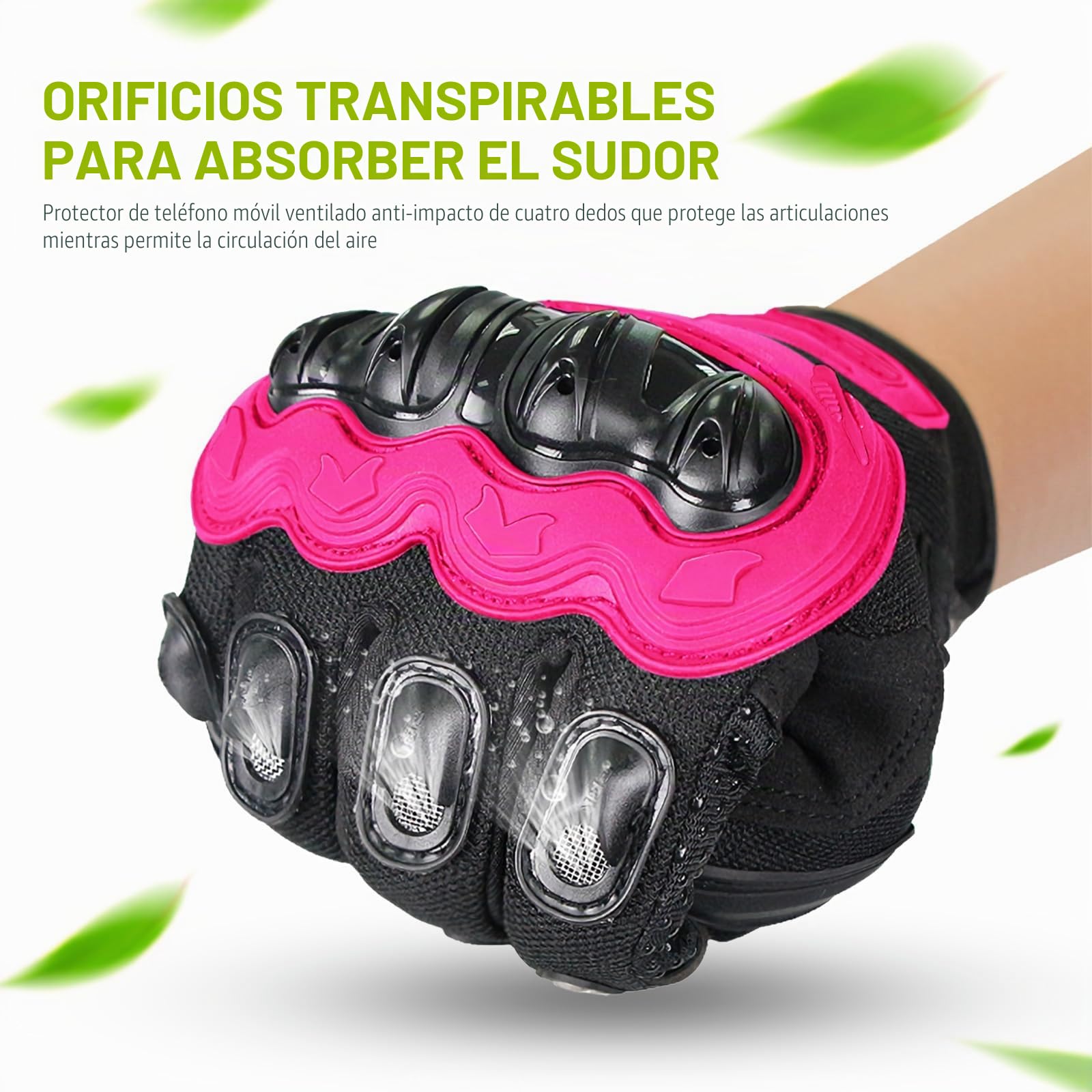 Guantes de motocicleta anticaídas, dedos completos, guantes de motocross, protección completa para nudillos, para carreras de carretera, ciclismo, ATV