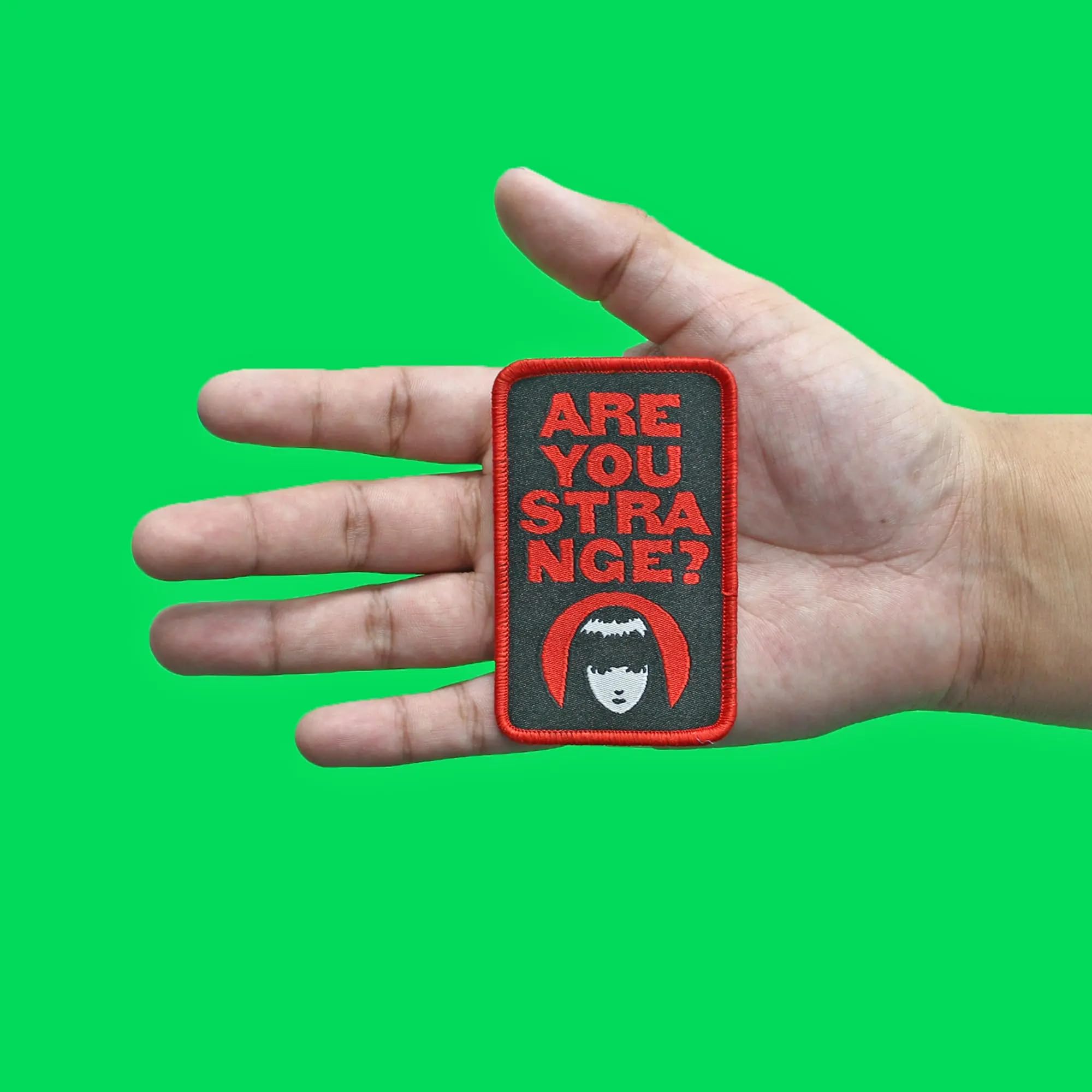 Emily are You Strange Patch Emo Iconic Girl Woven Iron On