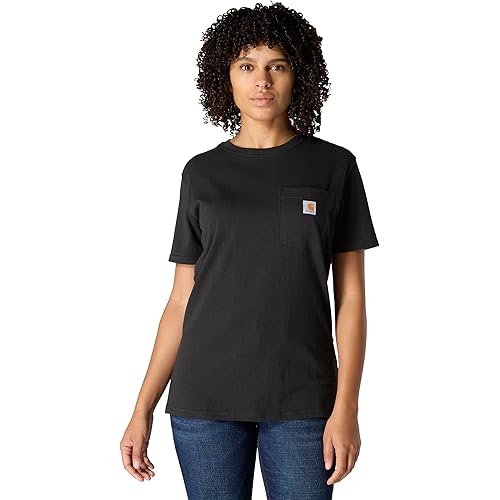 Carhartt Women’s Loose Fit Heavyweight Short-Sleeve Pocket T-Shirt