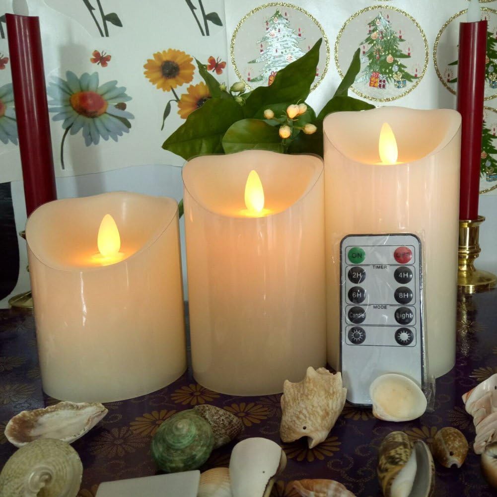 candele a colonna con telecomando