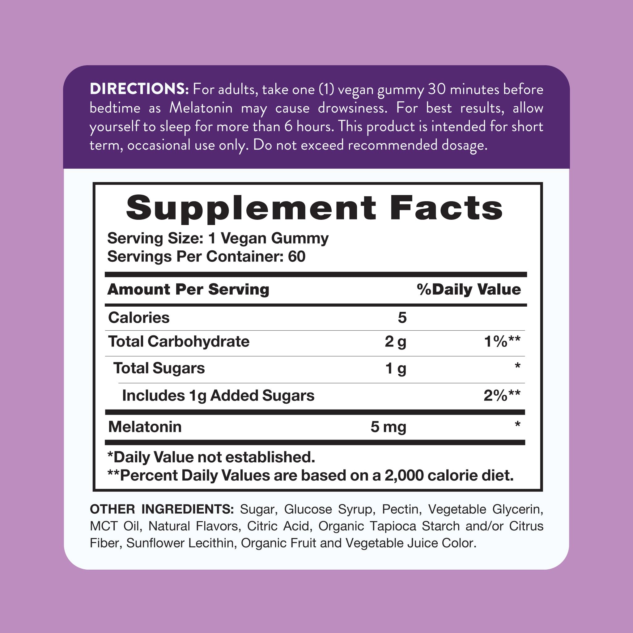 Nature's Truth Melatonin Gummies 5mg | 60 Count | Mixed Berry Flavor — Amazon image 2