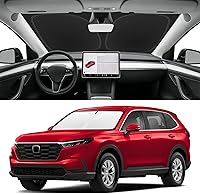 Vista 83 de Parasol de parabrisas de ajuste personalizado para Nissan Titan 2017-2024, bloquea los rayos UV y el calor, parasol de ventana delantera, fácil