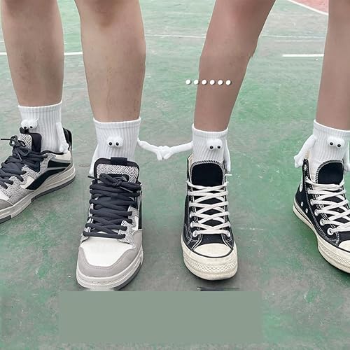 Miniatura 7 de 2 calcetines magnéticos de mano, calcetines de muñeca 3D, calcetines divertidos para parejas tomados de la mano, bonitos calcetines divertidos
