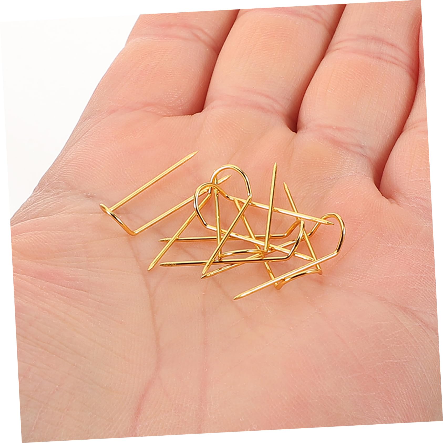 ULDIGI U-Shaped Pins for Sewing 50pcs Blocking Needles Hand Sewing Needles Set for Crafts Home
