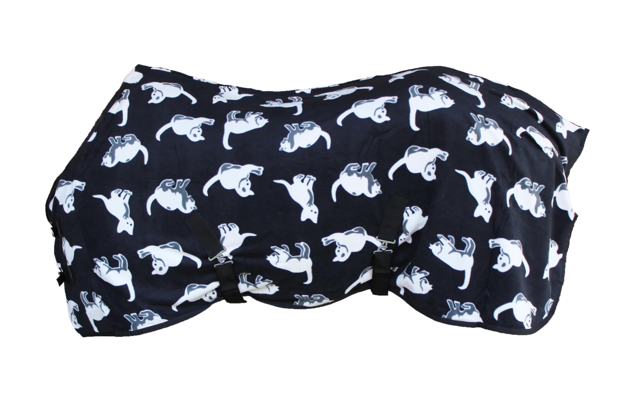 Challenger Horse Soft Fleece Cooler Exercise Blanket Wicks Moisture Winter Liner 43EE02