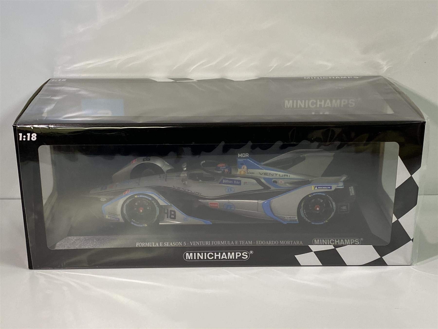 paul's model art gmbh Minichamps 114180048 - Formula E Season 5 Venturi Formula E Team Mortara - Scala 1/18 - Modello da Collezione